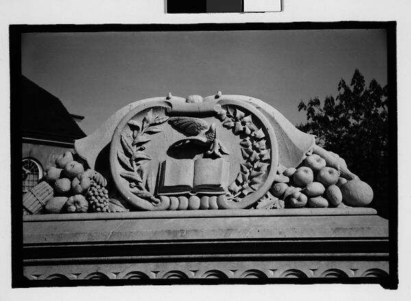 [Thirty 35mm Film Frames on Uncut Roll: of Headstones, A War Medallion, and An Abandoned House Next to A Lumberyard, New Castle, Delaware and Washington, D.C.], Walker Evans (American, St. Louis, Missouri 1903–1975 New Haven, Connecticut), Film negative