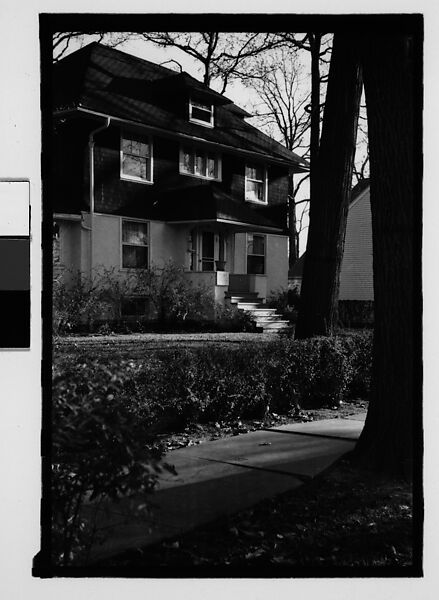 [Eleven 35mm Film Frames on Two Segments of Uncut Roll: Walker Evans's Childhood Home at 430 Woodstock Avenue, Kenilworth, Illinois, A Chicago Suburb], Walker Evans (American, St. Louis, Missouri 1903–1975 New Haven, Connecticut), Film negative