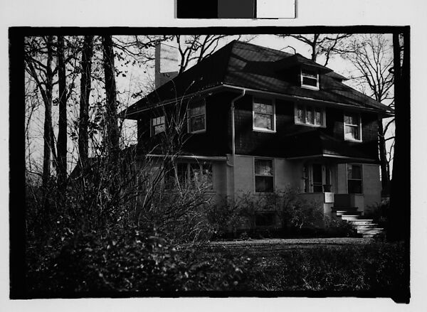 [Eleven 35mm Film Frames on Two Segments of Uncut Roll: Walker Evans's Childhood Home at 430 Woodstock Avenue, Kenilworth, Illinois, A Chicago Suburb], Walker Evans (American, St. Louis, Missouri 1903–1975 New Haven, Connecticut), Film negative