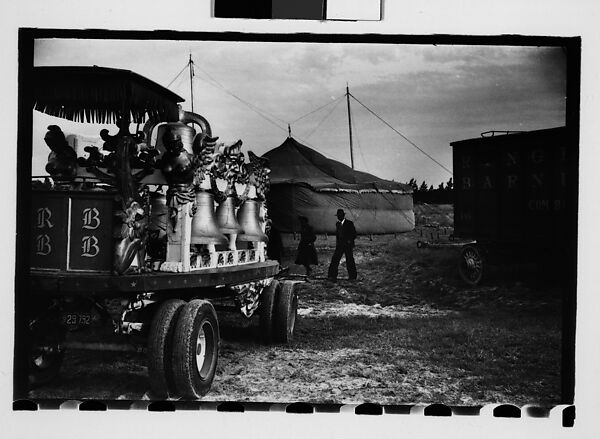 [Twenty-Nine 35mm Film Frames on Uncut Roll: Ringling Brothers Circus, Sarasota, Florida], Walker Evans (American, St. Louis, Missouri 1903–1975 New Haven, Connecticut), Film negative