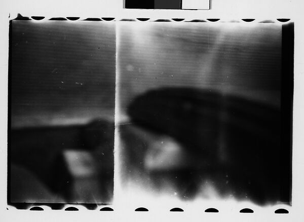 [Thirty-One 35mm Film Frames on Uncut Roll: 4 Views of Circus Storehouse Interior and 24 Studies of Elephants in Ringling Brothers Circus Winter Quarters, Sarasota, Florida, and 3 Test Frames], Walker Evans (American, St. Louis, Missouri 1903–1975 New Haven, Connecticut), Film negative