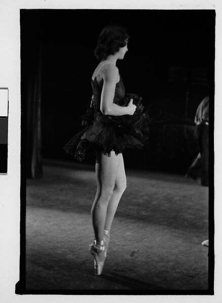 [Twenty-One 35mm Film Frames on Uncut Roll of Ballet Dancers Alexandra Danilova and Frederic Franklin in Rehearsal at Metropolitan Opera House, New York City, For Article "The Boom in Ballet" Published in Fortune Magazine, December 1945], Walker Evans (American, St. Louis, Missouri 1903–1975 New Haven, Connecticut), Film negative