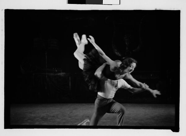 [Twenty-One 35mm Film Frames on Uncut Roll of Ballet Dancers Alexandra Danilova and Frederic Franklin in Rehearsal at Metropolitan Opera House, New York City, For Article "The Boom in Ballet" Published in Fortune Magazine, December 1945], Walker Evans (American, St. Louis, Missouri 1903–1975 New Haven, Connecticut), Film negative