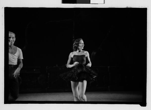 [Twenty-One 35mm Film Frames on Uncut Roll of Ballet Dancers Alexandra Danilova and Frederic Franklin in Rehearsal at Metropolitan Opera House, New York City, For Article "The Boom in Ballet" Published in Fortune Magazine, December 1945], Walker Evans (American, St. Louis, Missouri 1903–1975 New Haven, Connecticut), Film negative