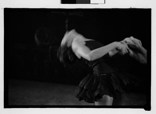 [Twenty-One 35mm Film Frames on Uncut Roll of Ballet Dancers Alexandra Danilova and Frederic Franklin in Rehearsal at Metropolitan Opera House, New York City, For Article "The Boom in Ballet" Published in Fortune Magazine, December 1945], Walker Evans (American, St. Louis, Missouri 1903–1975 New Haven, Connecticut), Film negative