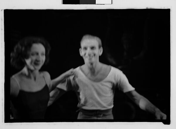 [Twenty-One 35mm Film Frames on Uncut Roll of Ballet Dancers Alexandra Danilova and Frederic Franklin in Rehearsal at Metropolitan Opera House, New York City, For Article "The Boom in Ballet" Published in Fortune Magazine, December 1945], Walker Evans (American, St. Louis, Missouri 1903–1975 New Haven, Connecticut), Film negative