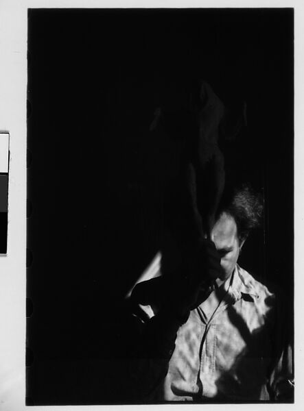 [Three 35mm Film Frames: Herbert Mayer with Chicken], Walker Evans (American, St. Louis, Missouri 1903–1975 New Haven, Connecticut), Film negative