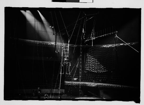 [Thirty-Four 35mm Film Frames on Uncut Roll of a Circus Performing at the Arena at Madison Square Garden, New York City, Including Trapeze and Animal Acts], Walker Evans (American, St. Louis, Missouri 1903–1975 New Haven, Connecticut), Film negative