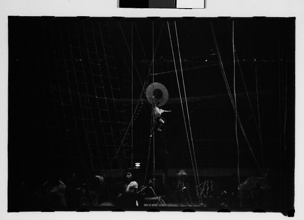 [Twenty-Eight 35mm Film Frames on Uncut Roll of a Circus at Madison Square Garden, New York City, Including Performers and Stage Crew], Walker Evans (American, St. Louis, Missouri 1903–1975 New Haven, Connecticut), Film negative