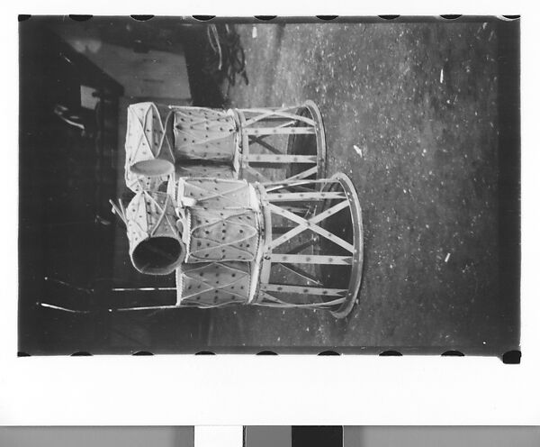 [Thirty-Seven 35mm Film Frames on Uncut Roll of a Circus at Madison Square Garden, New York City, Including Performers and Stage Crew During Rehearsal and Set-Up, and Prop Studies], Walker Evans (American, St. Louis, Missouri 1903–1975 New Haven, Connecticut), Film negative