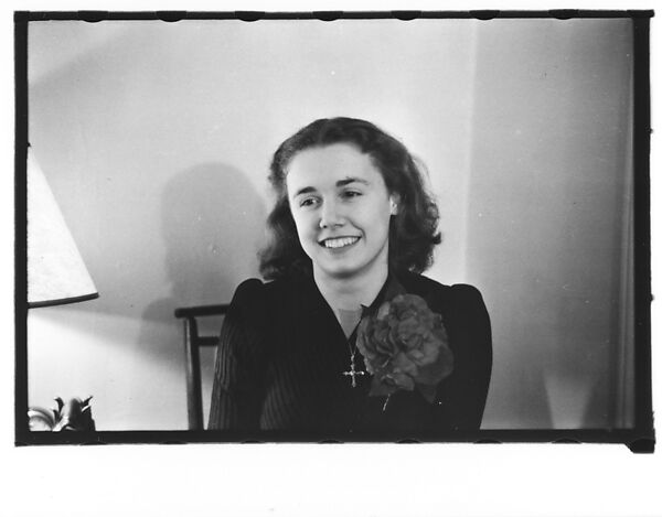 [Nine 35mm Film Frames on Uncut Roll of Jill or Sage Fuller], Walker Evans (American, St. Louis, Missouri 1903–1975 New Haven, Connecticut), Film negative 