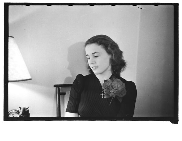 [Nine 35mm Film Frames on Uncut Roll of Jill or Sage Fuller], Walker Evans (American, St. Louis, Missouri 1903–1975 New Haven, Connecticut), Film negative