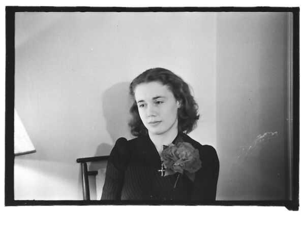 [Nine 35mm Film Frames on Uncut Roll of Jill or Sage Fuller], Walker Evans (American, St. Louis, Missouri 1903–1975 New Haven, Connecticut), Film negative