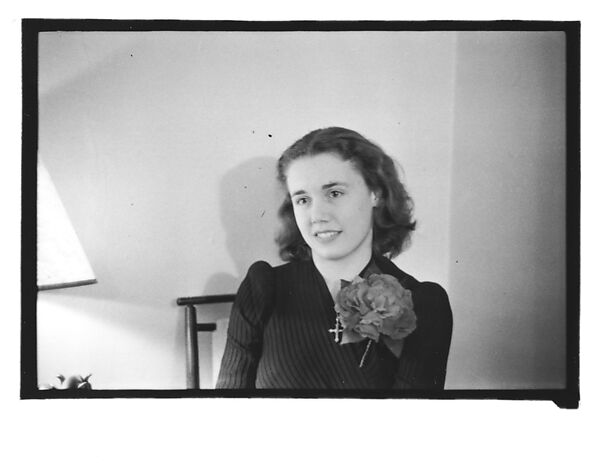 [Nine 35mm Film Frames on Uncut Roll of Jill or Sage Fuller], Walker Evans (American, St. Louis, Missouri 1903–1975 New Haven, Connecticut), Film negative