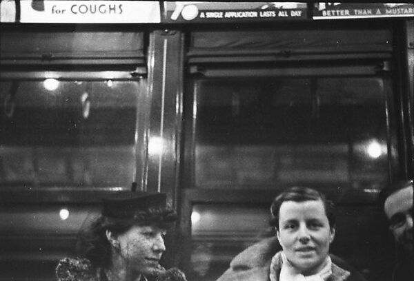 [Three 35mm Film Frames: Subway Passengers, New York City: Man and Two Women, Two Women], Walker Evans (American, St. Louis, Missouri 1903–1975 New Haven, Connecticut), Film negative