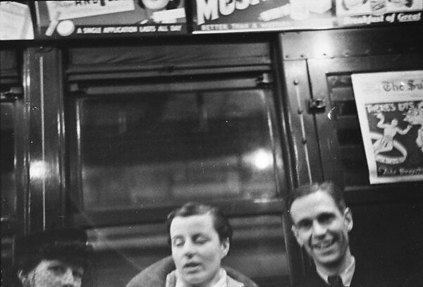 [Three 35mm Film Frames: Subway Passengers, New York City: Man and Two Women, Two Women], Walker Evans (American, St. Louis, Missouri 1903–1975 New Haven, Connecticut), Film negative 