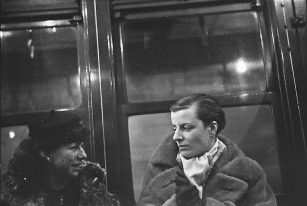 [Three 35mm Film Frames: Subway Passengers, New York City: Two Women], Walker Evans (American, St. Louis, Missouri 1903–1975 New Haven, Connecticut), Film negative 
