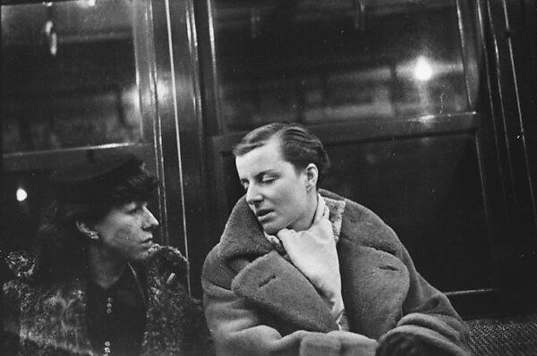 Walker Evans | [Three 35mm Film Frames: Subway Passengers, New York ...