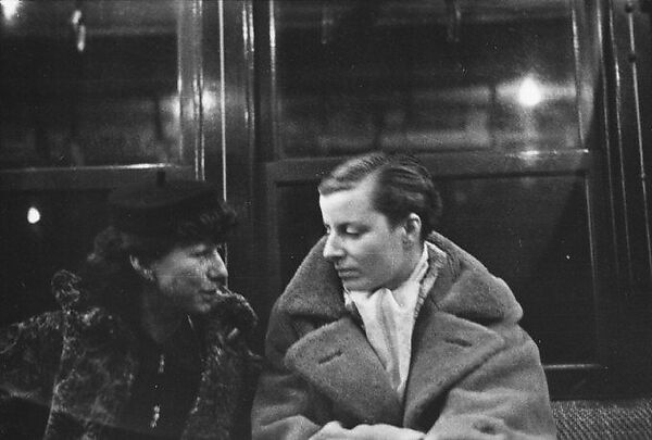 [Three 35mm Film Frames: Subway Passengers, New York City: Two Women], Walker Evans (American, St. Louis, Missouri 1903–1975 New Haven, Connecticut), Film negative 