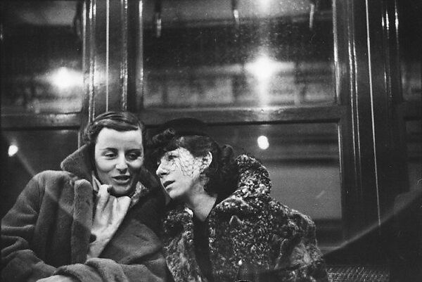 [Three 35mm Film Frames: Subway Passengers, New York City: Two Women, Woman in Face-Veiled Hat], Walker Evans (American, St. Louis, Missouri 1903–1975 New Haven, Connecticut), Film negative