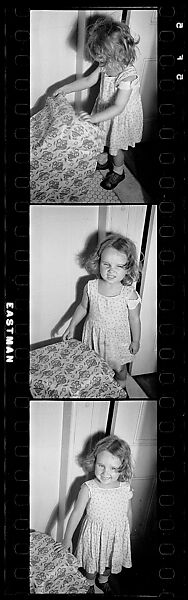 [Three 35mm Film Frames: Anita Skolle], Walker Evans (American, St. Louis, Missouri 1903–1975 New Haven, Connecticut), Film negative
