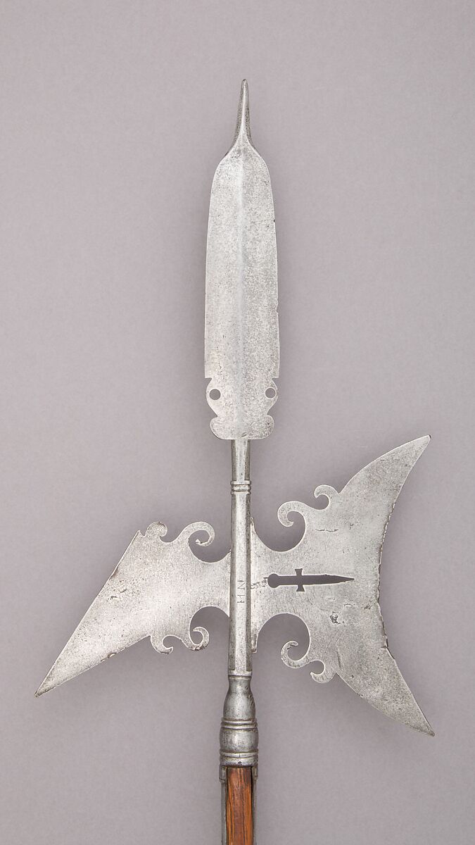 Halberd, Iron, wood, American
