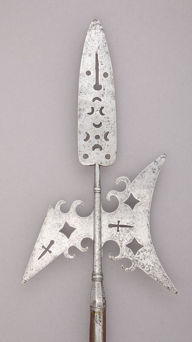 Halberd, Steel, wood, American