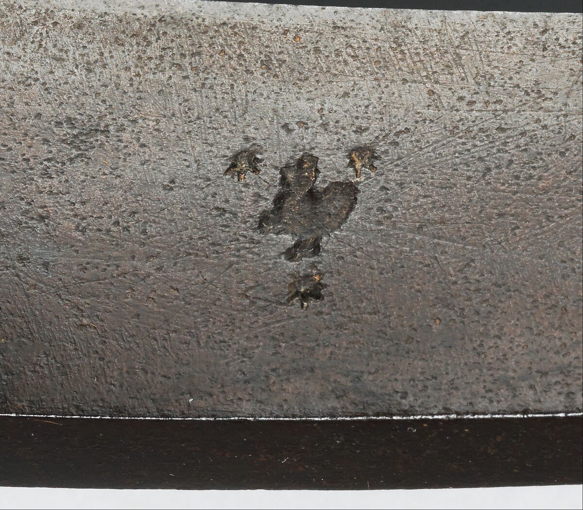 Crossbow (Halbe Rüstung) with Cranequin (Winder), Steel, wood (core: probably fruitwood, possibly pear; repair at cheek includes walnut), staghorn, copper alloy, hemp, leather, polychromy, crossbow, possibly Bavarian; cranequin, probably southern German