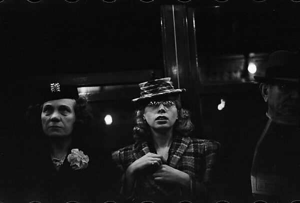[Five 35mm Film Frames: Subway Passengers, New York City: Two Women, Three Women, One with Child on Lap], Walker Evans (American, St. Louis, Missouri 1903–1975 New Haven, Connecticut), Film negative