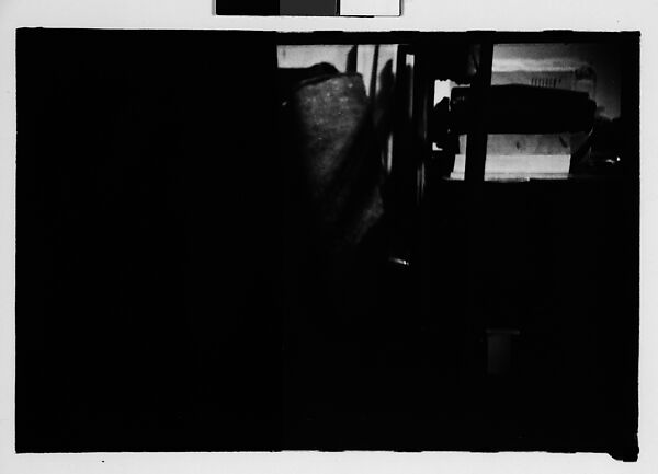 [Five 35mm Film Frames: Subway Passengers, New York City: Man in Cap Reading Newspaper, Subway Car Interior], Walker Evans (American, St. Louis, Missouri 1903–1975 New Haven, Connecticut), Film negative