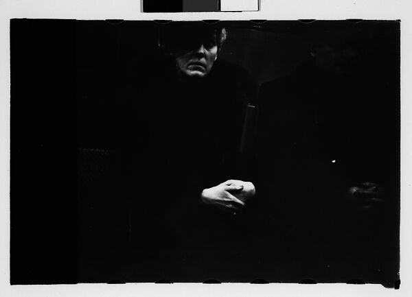 [Five 35mm Film Frames: Subway Passengers, New York City: Woman, Man in Hat and Overcoat], Walker Evans (American, St. Louis, Missouri 1903–1975 New Haven, Connecticut), Film negative 