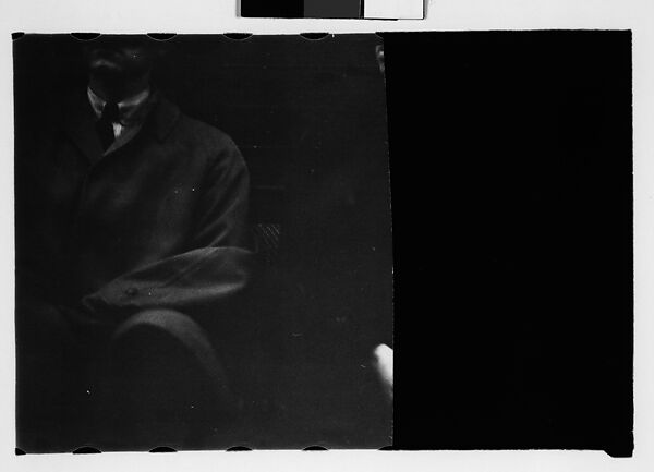 [Five 35mm Film Frames: Subway Passengers, New York City: Woman, Man in Hat and Overcoat], Walker Evans (American, St. Louis, Missouri 1903–1975 New Haven, Connecticut), Film negative