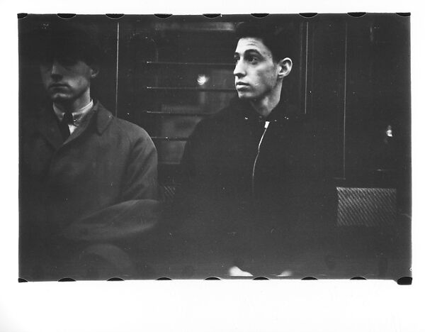 [Five 35mm Film Frames: Subway Passengers, New York City: Two Men, Older Woman], Walker Evans (American, St. Louis, Missouri 1903–1975 New Haven, Connecticut), Film negative