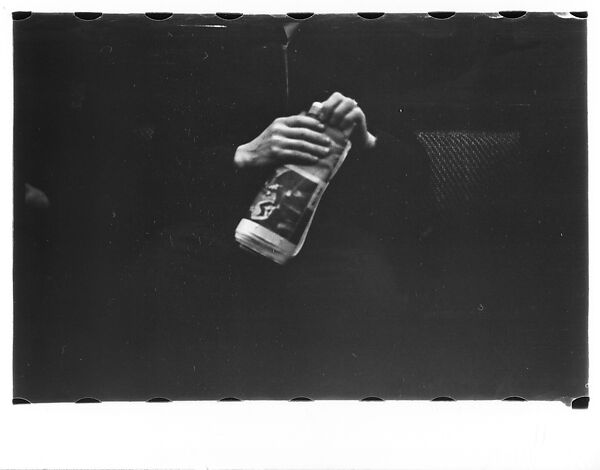 [Four 35mm Film Frames: Subway Passengers, New York City: Man with Newspaper, Woman Holding Package], Walker Evans (American, St. Louis, Missouri 1903–1975 New Haven, Connecticut), Film negative