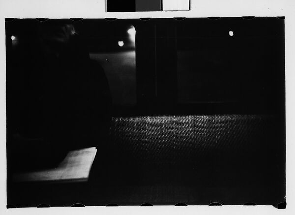 [Five 35mm Film Frames: Subway Passengers, New York City], Walker Evans (American, St. Louis, Missouri 1903–1975 New Haven, Connecticut), Film negative