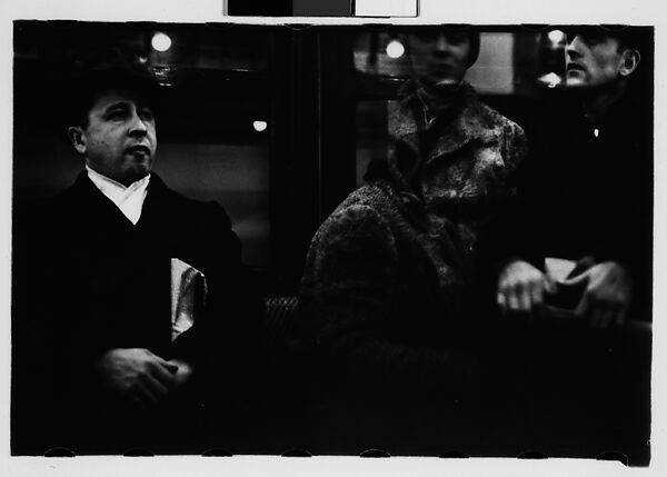[Five 35mm Film Frames: Double Exposure of Subway Passengers, New York City], Walker Evans (American, St. Louis, Missouri 1903–1975 New Haven, Connecticut), Film negative 