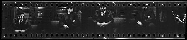[Five 35mm Film Frames: Subway Passengers, New York City: Sleeping Man with Clasped Hands], Walker Evans (American, St. Louis, Missouri 1903–1975 New Haven, Connecticut), Film negative