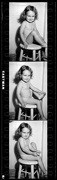 [Three 35mm Film Frames: Anita Skolle], Walker Evans (American, St. Louis, Missouri 1903–1975 New Haven, Connecticut), Film negative