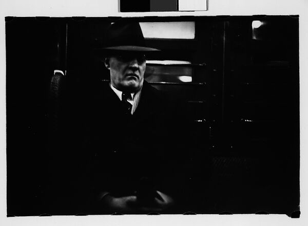 [Four 35mm Film Frames: Subway Passengers, New York City: Men in Suits], Walker Evans (American, St. Louis, Missouri 1903–1975 New Haven, Connecticut), Film negative