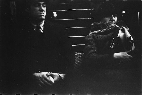 [Five 35mm Film Frames: Subway Passengers, New York City: Man in Suit, Older Woman, Subway Car Interior], Walker Evans (American, St. Louis, Missouri 1903–1975 New Haven, Connecticut), Film negative 