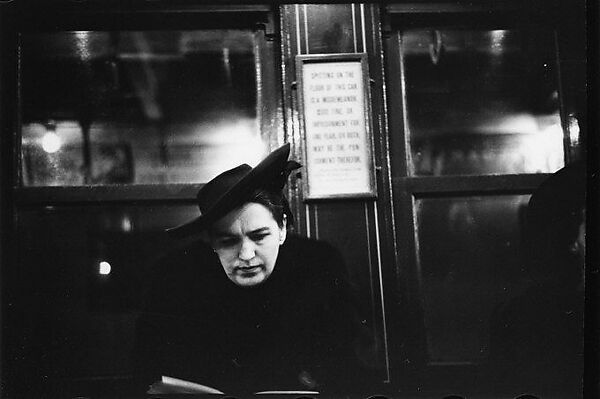 [Five 35mm Film Frames: Subway Passengers, New York City: Man in Cap, Man Reading Newspaper, Women Reading], Walker Evans (American, St. Louis, Missouri 1903–1975 New Haven, Connecticut), Film negative