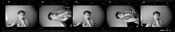 [Five 35mm Film Frames: Jane Ninas], Walker Evans (American, St. Louis, Missouri 1903–1975 New Haven, Connecticut), Film negative