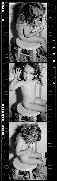 [Three 35mm Film Frames: Anita Skolle], Walker Evans (American, St. Louis, Missouri 1903–1975 New Haven, Connecticut), Film negative