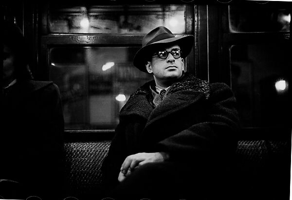 [Five 35mm Film Frames: Subway Passengers, New York City: Man in Hat, Overcoat, and Eyeglasses, Woman with Eyes Closed, Two Women, Woman in Fur Coat], Walker Evans (American, St. Louis, Missouri 1903–1975 New Haven, Connecticut), Film negative