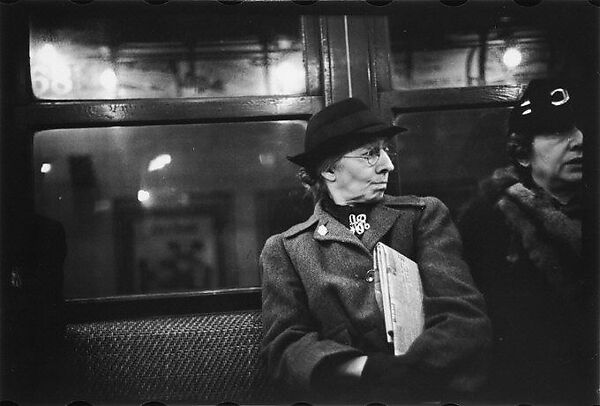 [Four 35mm Film Frames: Subway Passengers, New York City: Woman in Fur Collar, Woman with Package], Walker Evans (American, St. Louis, Missouri 1903–1975 New Haven, Connecticut), Film negative
