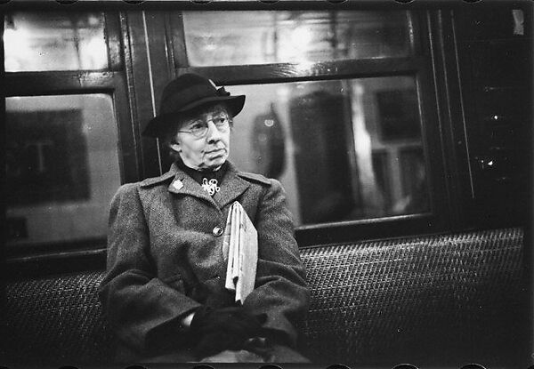 [Four 35mm Film Frames: Subway Passengers, New York City: Woman in Fur Collar, Woman with Package], Walker Evans (American, St. Louis, Missouri 1903–1975 New Haven, Connecticut), Film negative
