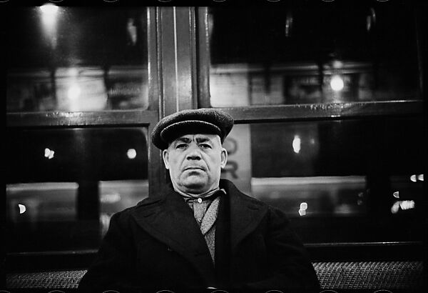 [Five 35mm Film Frames: Subway Passengers, New York City: Two Women, Man in Cap, Woman in Hat and Fur Collar, Man in Hat], Walker Evans (American, St. Louis, Missouri 1903–1975 New Haven, Connecticut), Film negative