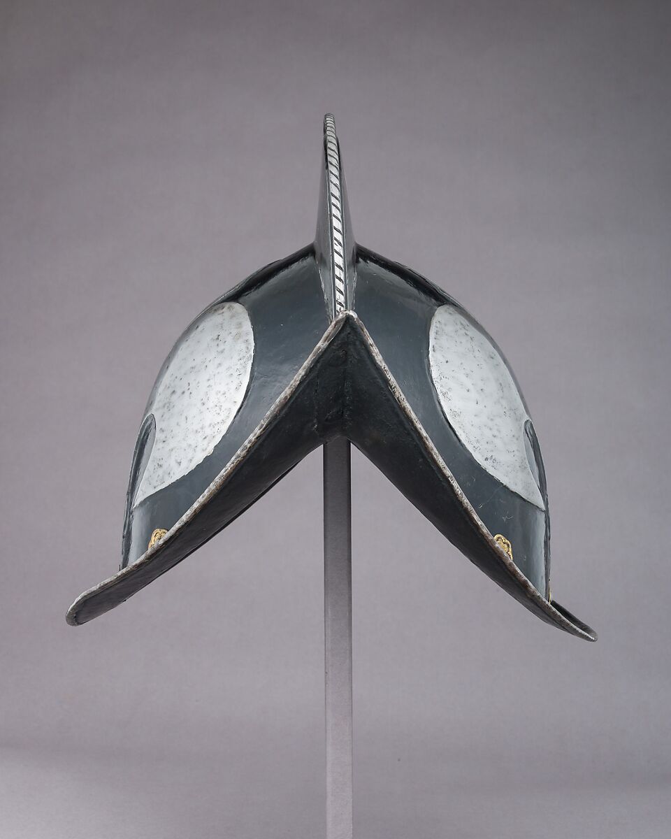 Morion, Steel, copper alloy, German