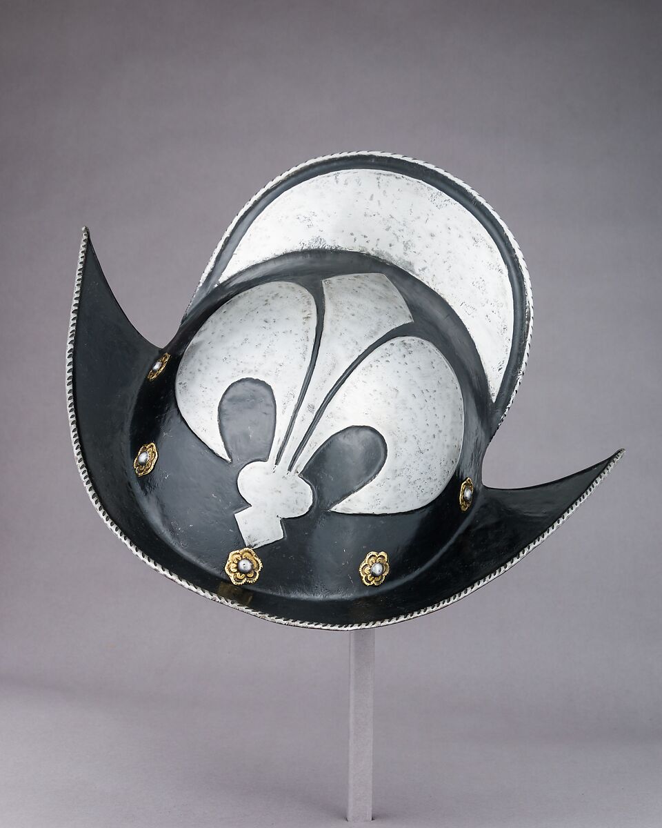 Morion, Steel, copper alloy, German