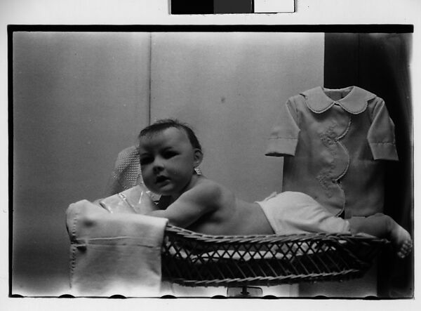 [Two 35mm Film Frames: Unidentified Baby in Basket on Scale], Walker Evans (American, St. Louis, Missouri 1903–1975 New Haven, Connecticut), Film negative